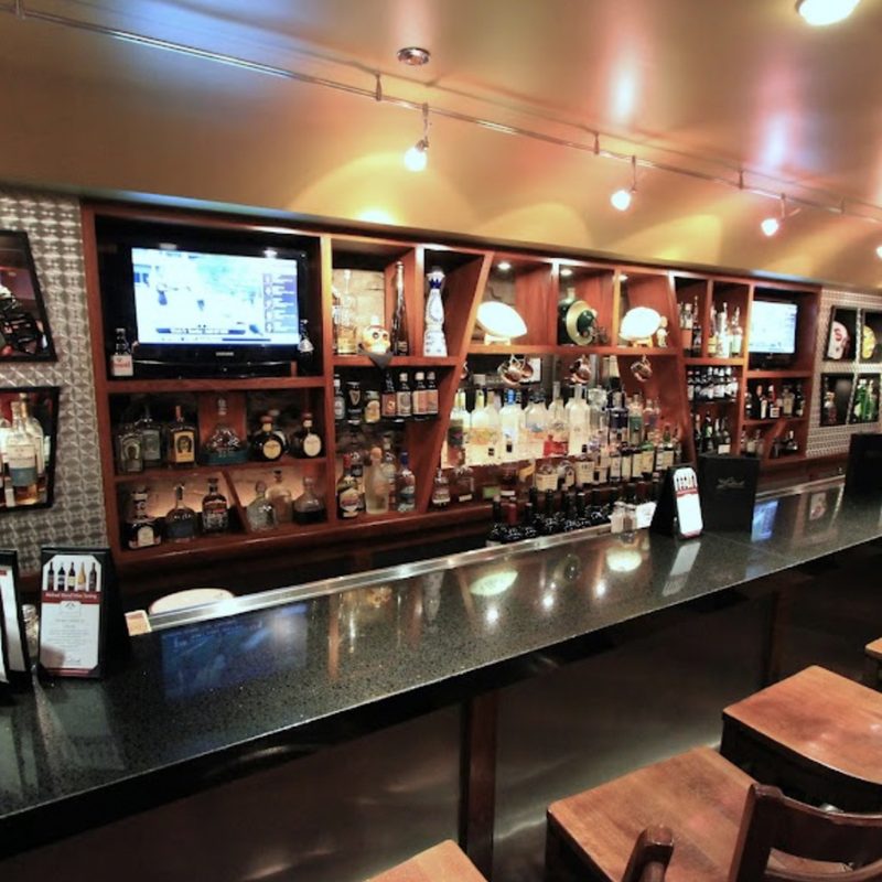 A great spot to enjoy happy hour and chat with the bartender